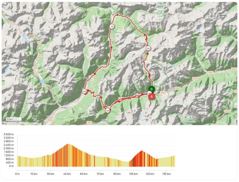 GF Gavia Mortirolo 2026 - Mappa Percorso Lungo